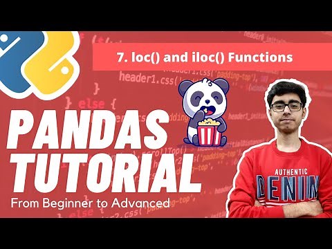 Part 7 - loc() and iloc() function in Pandas | Pandas Complete Tutorial