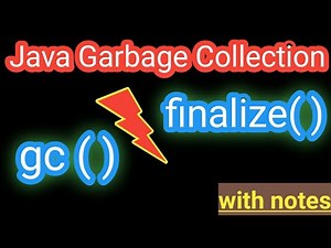Garbage Collection in java