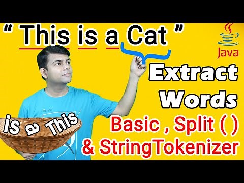 Word Extraction in Java - All Methods | Split( ) , StringTokenizer & Basic method | String in Java