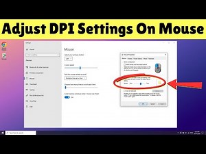 How to Adjust DPI Settings On A Mouse Sensitivity In Windows 10 (Tutorial)