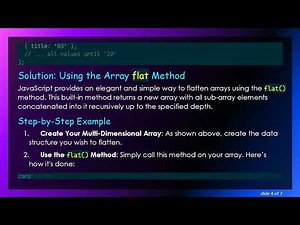 How to Flatten a Multi-Dimensional Array in JavaScript