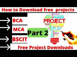 How to Download Free Project | bca final year Full project | project for bca 3rd year | bca project