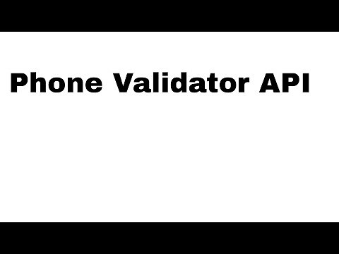 HOW TO: Validate phone numbers using an API