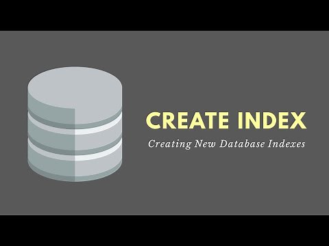 CREATE INDEX Statement (SQL) - Creating New Database Indexes