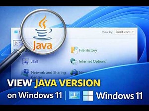 How to View Java Version on Windows 11 using Control Panel | GearUpWindows Tutorial