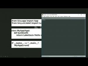 How to create a mobile application with python ( Nothing else is needed )