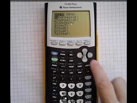 TI 84 Plus - Find z-score given area using invnormal