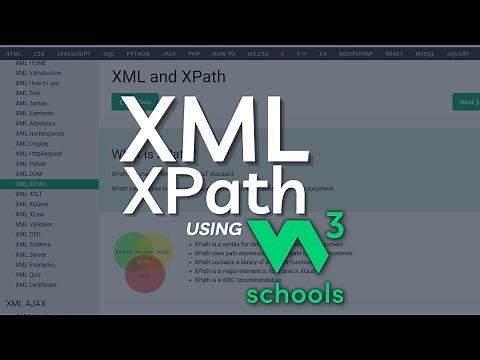 W3Schools XML XPath Tutorial | XPath XML Tutorial | W3Schools XML XPath