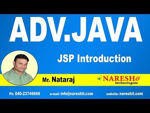 JSP Introduction | Advanced Java Tutorial | Mr. Nataraj