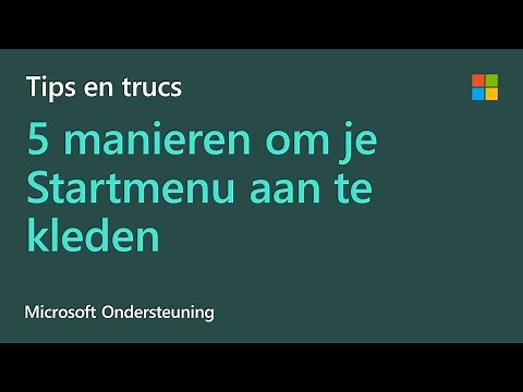 Het Startmenu van Windows 10 aanpassen | Microsoft