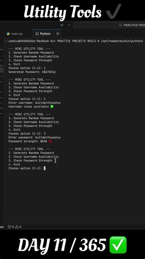 Build a Mini Utility Tool in Python