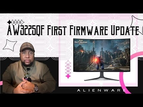My AW3225QF QD-OLED First Firmware Update