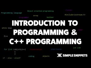 Introduction to Computer Programming & C++ Programming
