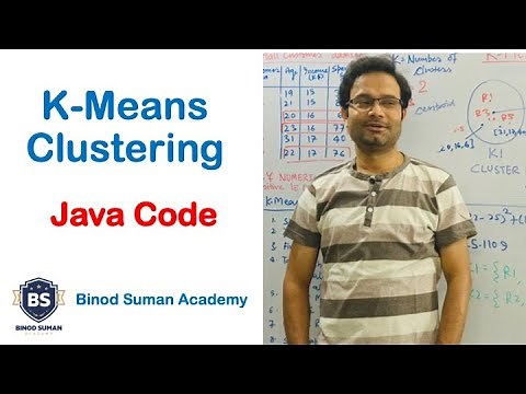 K Means Clustering Algorithm | Java implementation | step by step explained