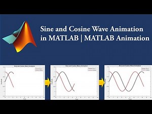 Sine and Cosine Wave Animation in MATLAB | Simple MATLAB Animation