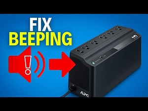 How To Fix APC Battery Backup Beeping Continuously