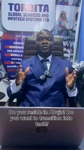 💻 FULL-STACK WEB DEVELOPMENT TRAINING AT TORBITA COMPUTER TRAINING SCHOOL Do you reside in Abuja? Are you ready to transition into tech and build a career in Full-Stack Web Development? What are you waiting for? Torbita Computer Training School offers 100% practical, hands-on training designed to make you job-ready. 🛠️ What You Will Master: ✅ Front-End Technologies: Dive into HTML, CSS, JavaScript, and React.js ✅ Back-End Technologies: Explore Python and Django ✅ Database Management: Gain expe