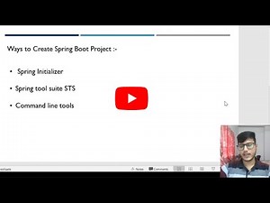 Creating our first spring boot project | 3 ways | Using Spring Initializer