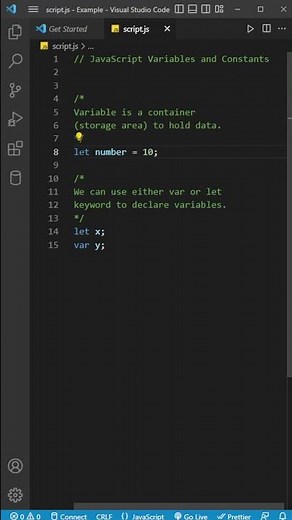 JavaScript Variables and Constants Part 1 | JavaScript Tutorial for Beginners