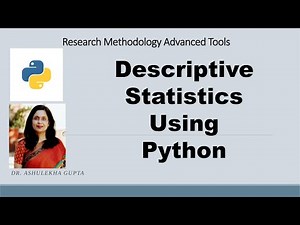 10. Descriptive Statistics Using Python(Data analytics)(data analysis)(python)