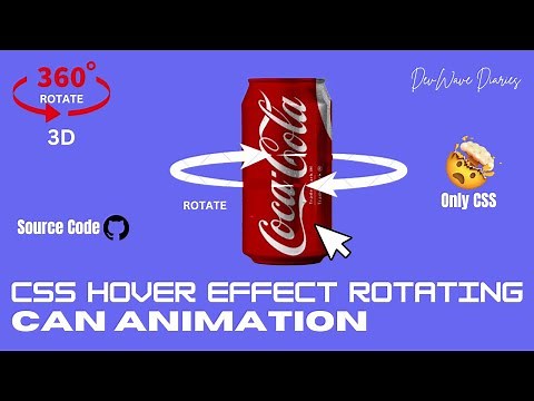 EASY EXPLANATION, CSS 3D ROTATION EFFECT | CAN HOVER EFFECT | #css #javascript #webdevelopment #html