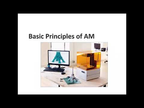 Additive manufacturing (3D Printing)- Lecture 1- Basic principles of additive manufacturing