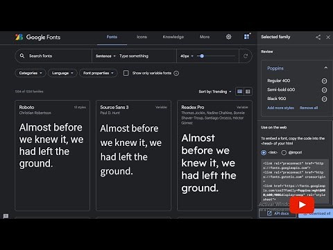 Como insertar fuentes de Google Fonts | HTML y CSS