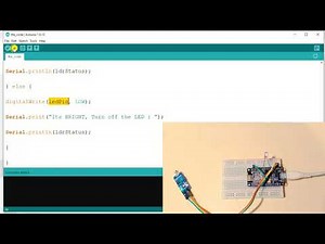 LDR Sensor With Nodemcu Arduino Code