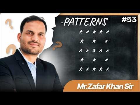53. Python Star Pattern Program Explained by Zafar Khan Sir
