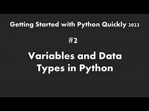 Variables and Data Types in Python
