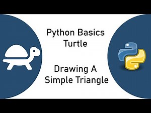 Python Turtle Basics - Drawing a Simple Triangle