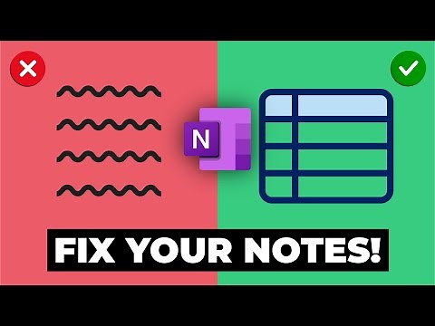Stop Taking Unstructured Notes – Use OneNote Tables