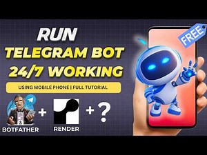 How to Run a Telegram Bot 24/7 for FREE (Using JUST Your Phone!)