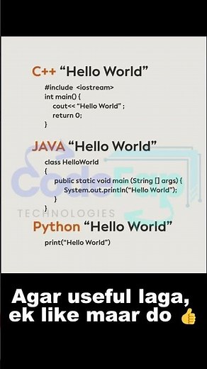 Hello World: Python vs Java vs C++! 🤯 The EASIEST Language Wins!