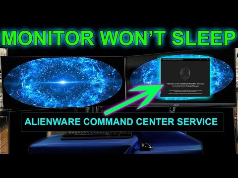 Monitor Won't Turn Off, Won't Go To Sleep, Won't Enter Power Saving Mode: Alienware Command Center👽