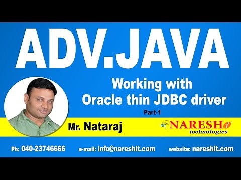 Working with Oracle thin JDBC driver Part-1 | Advanced Java Tutorial