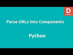 Python URL Parse into Components