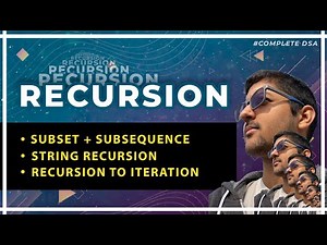 Recursion Subset, Subsequence, String Questions