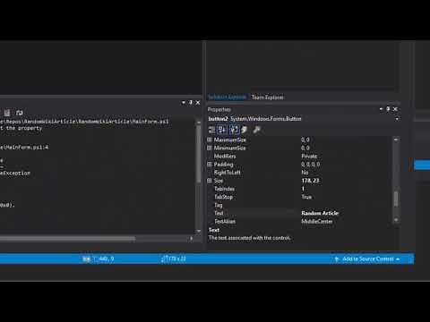 Introduction to UIs with PowerShell and Windows Forms in Visual Studio