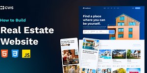 How to Build Impressive Real Estate Website Using HTML CSS and JavaScript