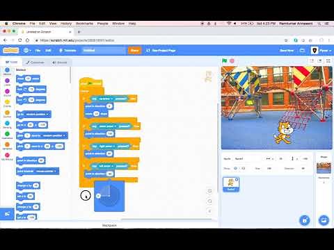 Scratch Tutorial - Move using arrow keys