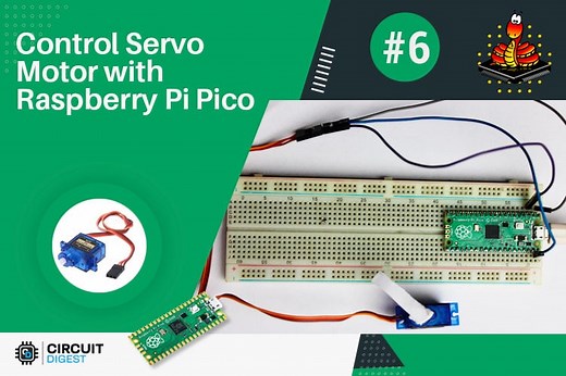Control a Servo Motor with Raspberry Pi Pico Using PWM in MicroPython