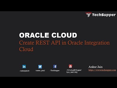 Create REST API in Oracle Integration Cloud Service