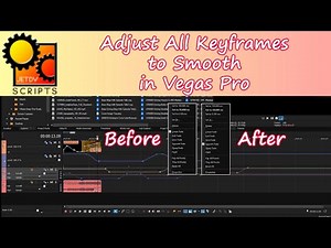 Adjust All Keyframes to Smooth in Vegas Pro
