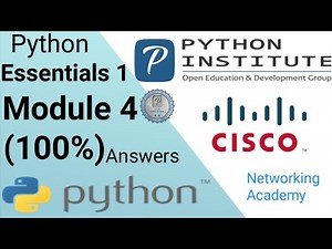 #Python Essential part-1 Module 4 quiz Test Answers | PCAP - Programming Essentials in Python #Cisco