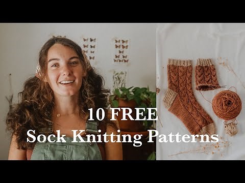 10 Free Autumn & Fall Sock Knitting Patterns