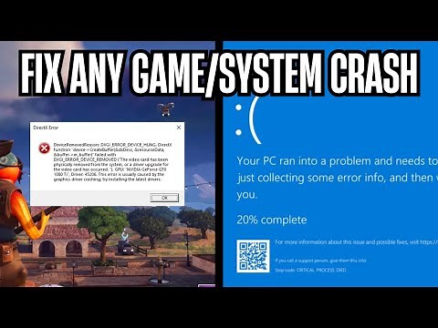 4 ways to ACTUALLY fix Game/System crashes on Windows 10/11