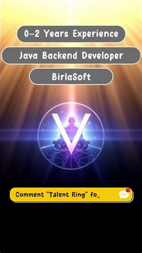 BirlaSoft Hiring Java Backend Developer 🔥 7 LPA | Freshers Jobs India #javajobs