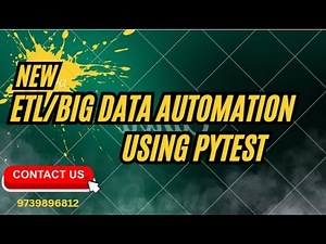 ETL AUTOMATION | BIG DATA AUTOMATION | PYTHON | PYSPARK | PYTEST