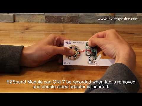 EZSound Module for DIY Audio Cards - Easy to Record - 120 Seconds Recording - High Sound Quality